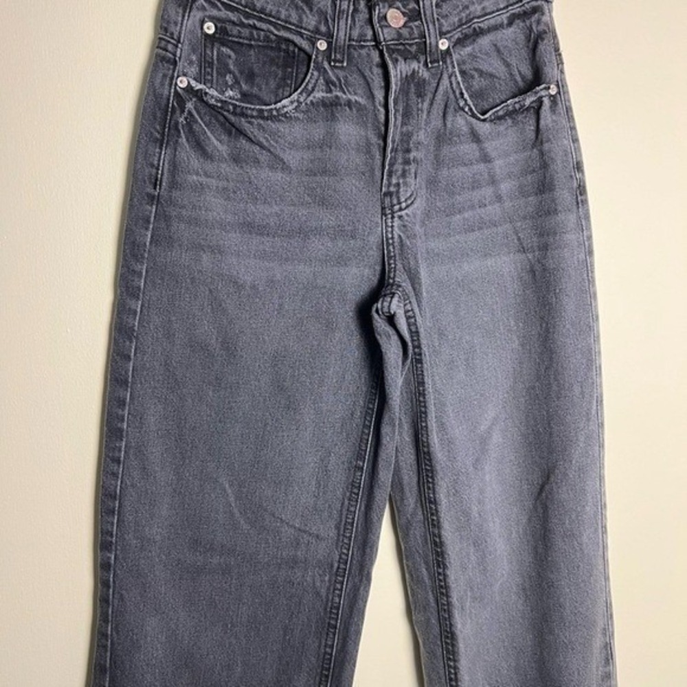 BDG Urban Outfitters Women Tapered Baggy Pants 24 Gray Hi-Rise Streetwear Casual - Picture 4 of 16